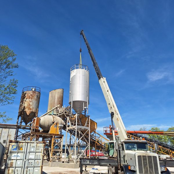 Aggregate Tank Installation